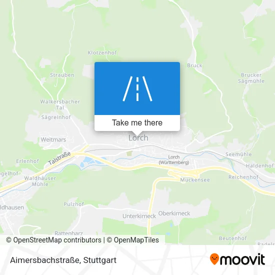 Карта Aimersbachstraße