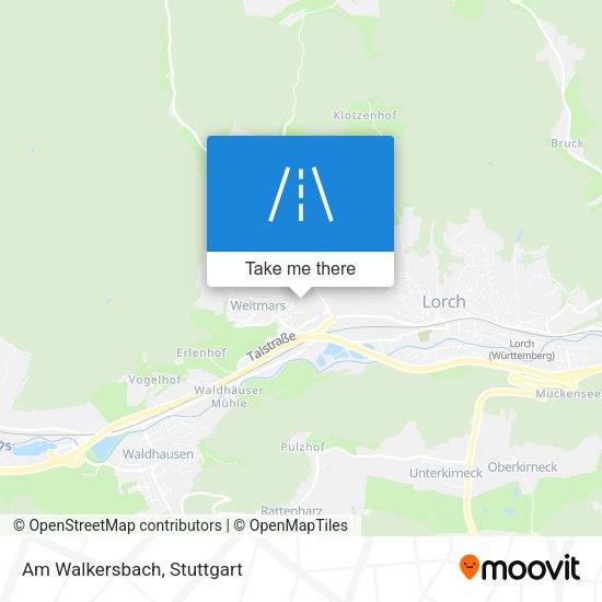 Карта Am Walkersbach