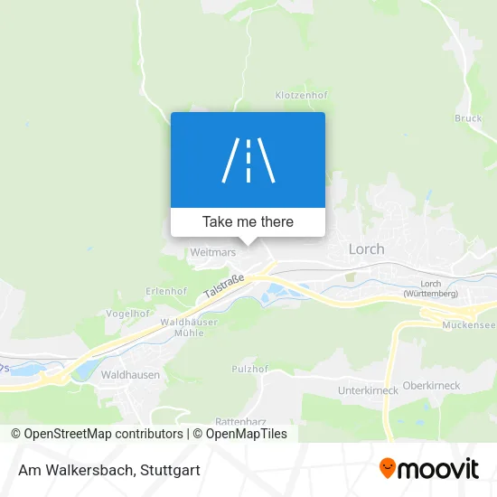 Карта Am Walkersbach