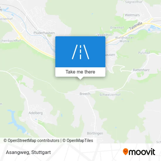 Карта Asangweg