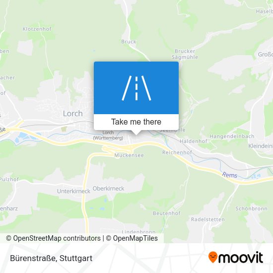 Bürenstraße map