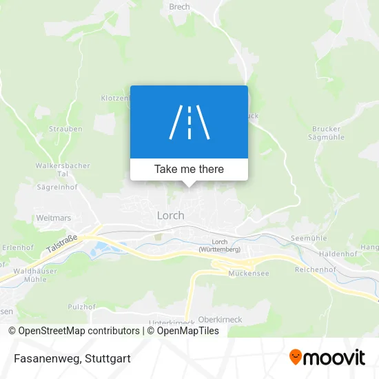 Карта Fasanenweg
