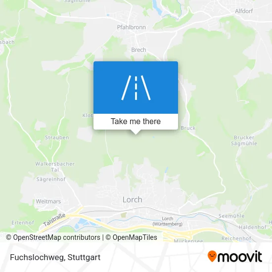 Карта Fuchslochweg