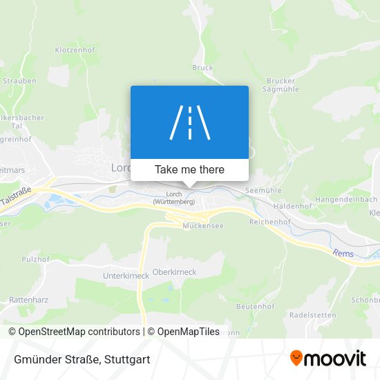Gmünder Straße map