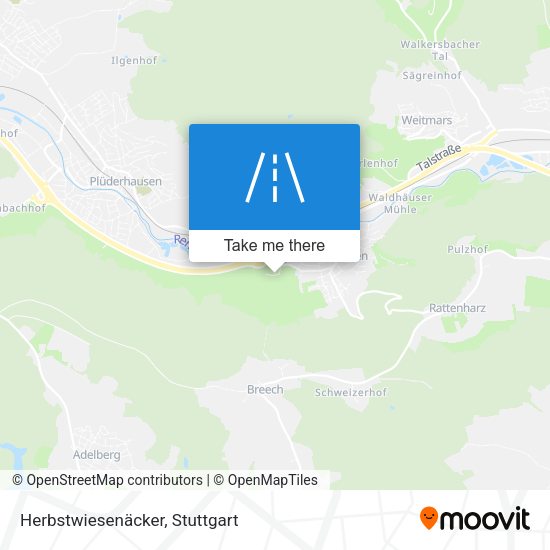 Карта Herbstwiesenäcker