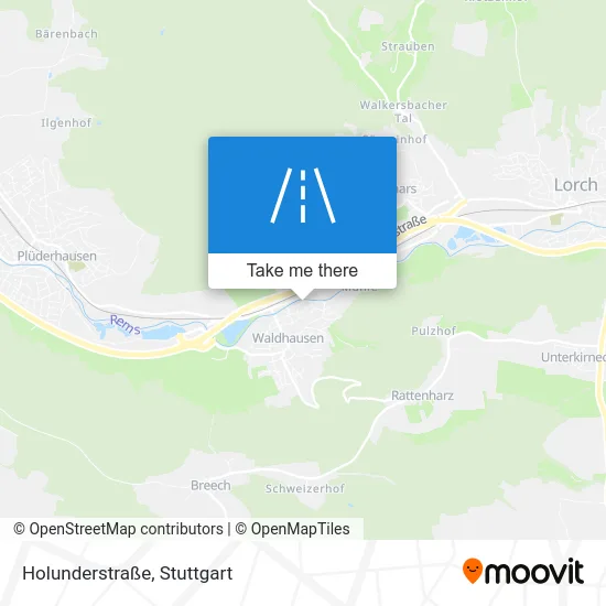 Карта Holunderstraße
