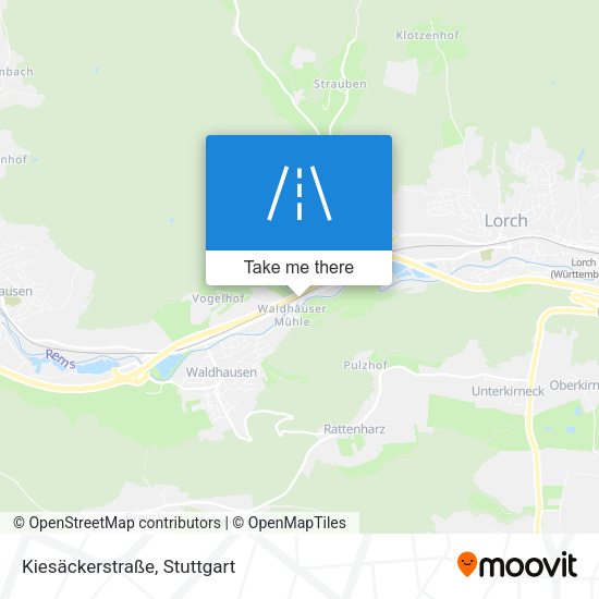 Kiesäckerstraße map