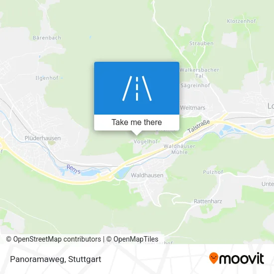 Карта Panoramaweg