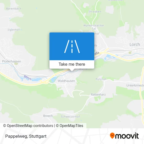 Карта Pappelweg