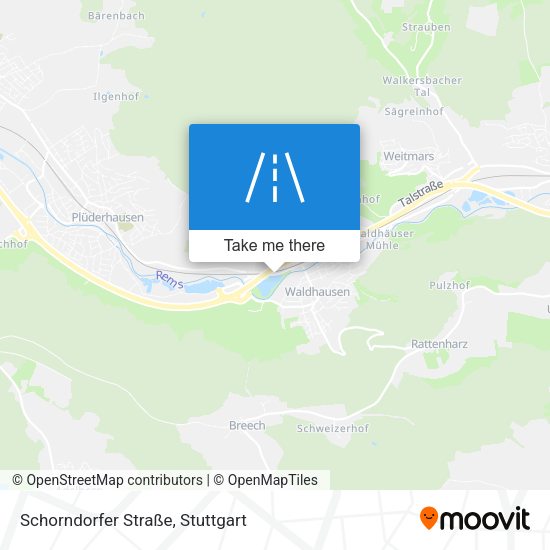 Schorndorfer Straße map
