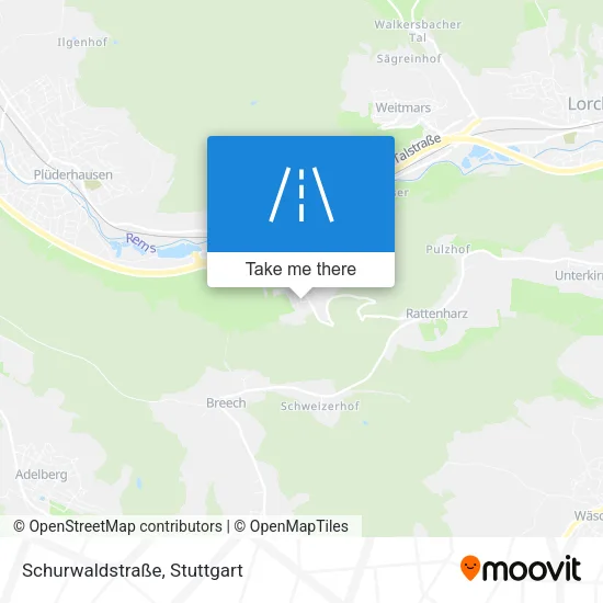 Schurwaldstraße map