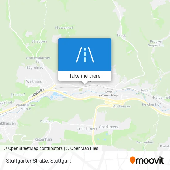 Карта Stuttgarter Straße