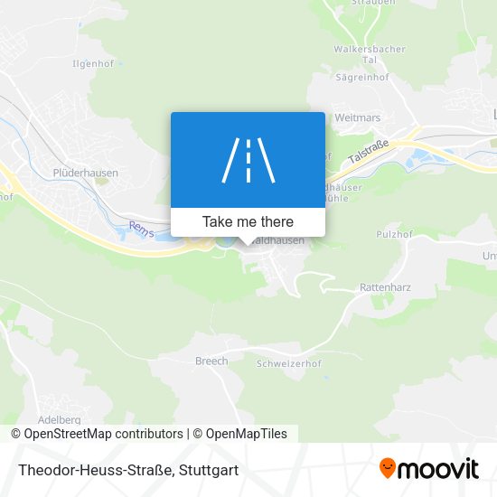 Theodor-Heuss-Straße map