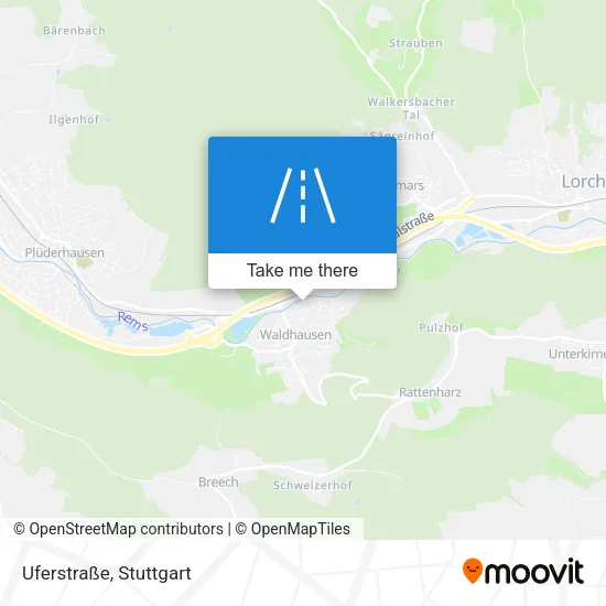 Карта Uferstraße