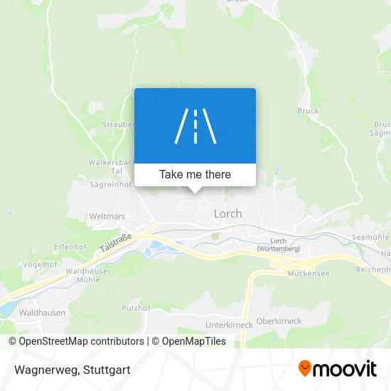 Карта Wagnerweg