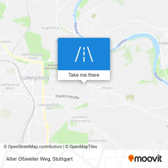 Карта Alter Oßweiler Weg