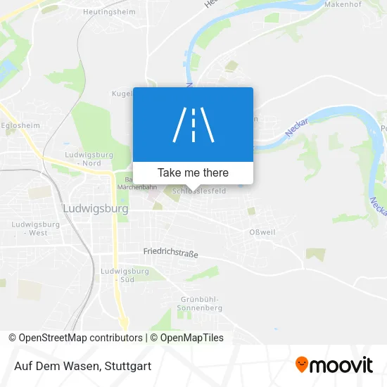 Карта Auf Dem Wasen