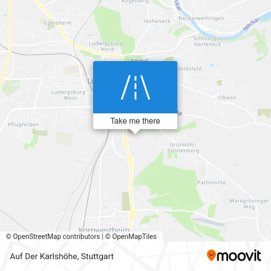 Карта Auf Der Karlshöhe