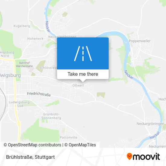 Карта Brühlstraße