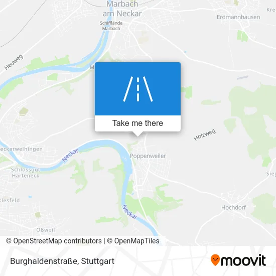 Карта Burghaldenstraße