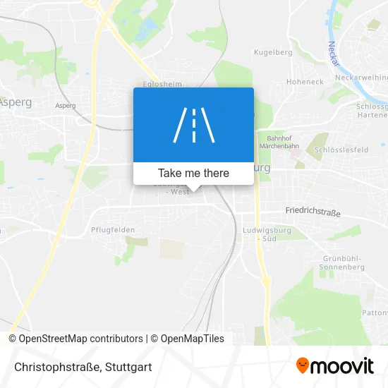 Карта Christophstraße