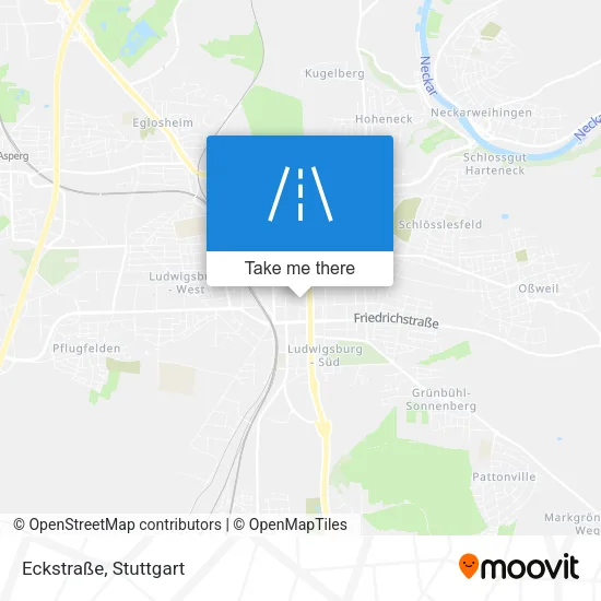 Карта Eckstraße