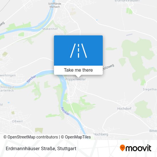 Карта Erdmannhäuser Straße