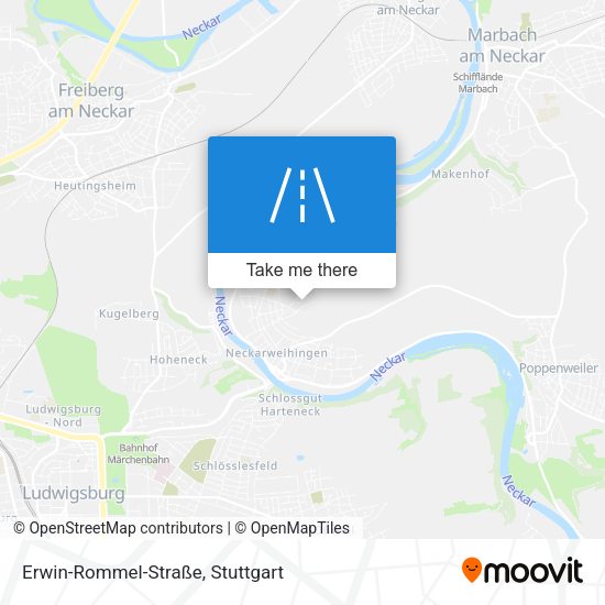 Erwin-Rommel-Straße map