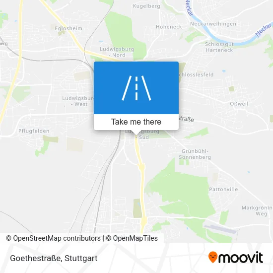 Карта Goethestraße