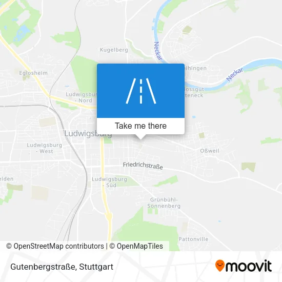 Gutenbergstraße map