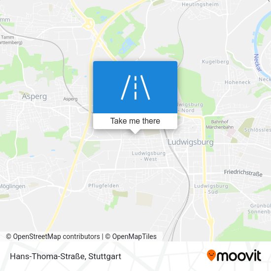 Hans-Thoma-Straße map