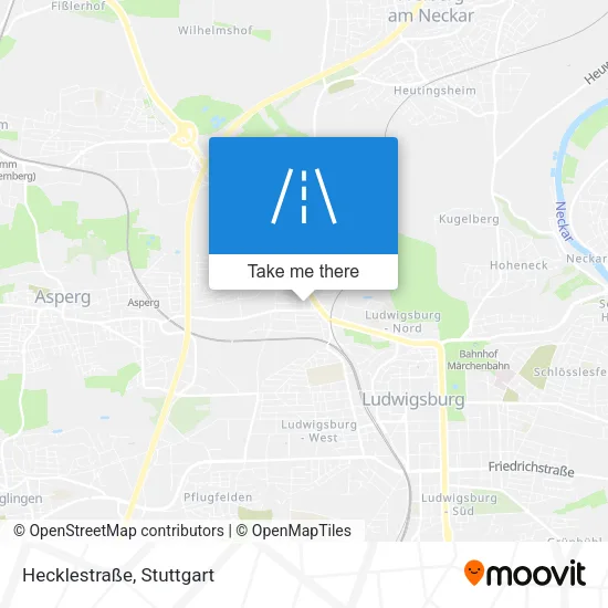Карта Hecklestraße