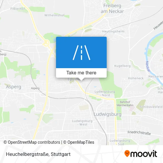 Карта Heuchelbergstraße