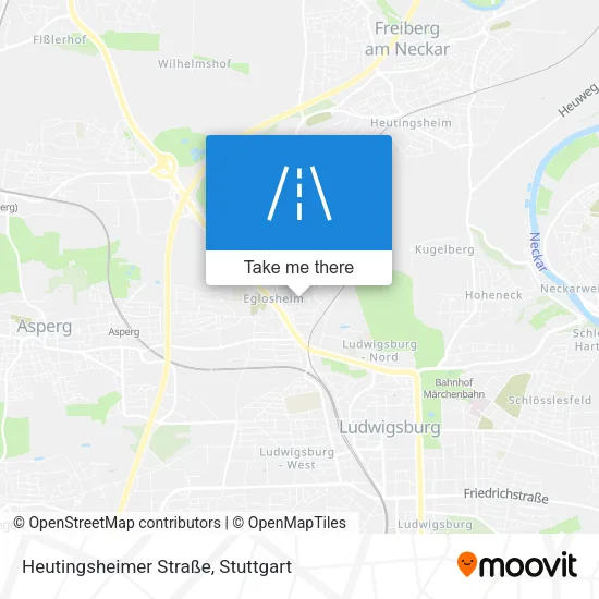 Карта Heutingsheimer Straße