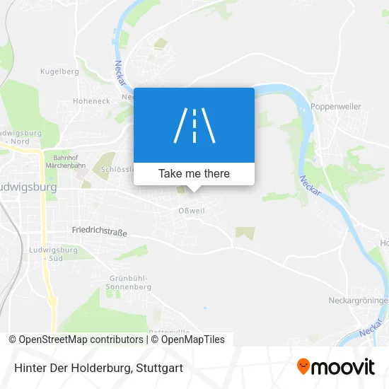 Карта Hinter Der Holderburg