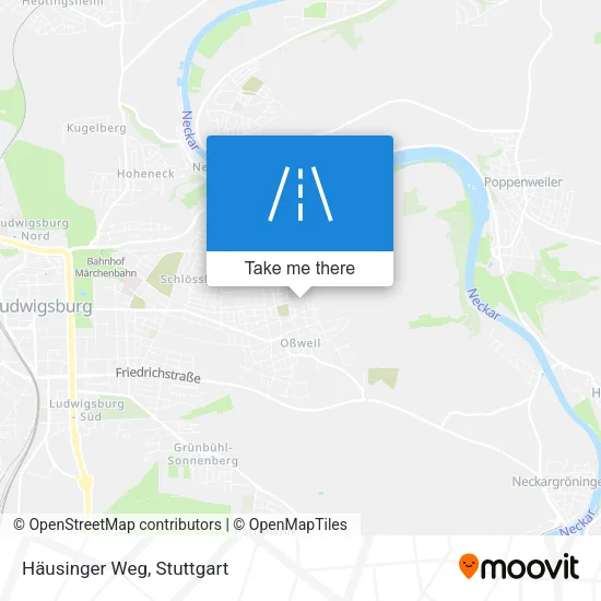 Карта Häusinger Weg