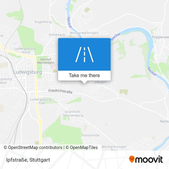 Карта Ipfstraße