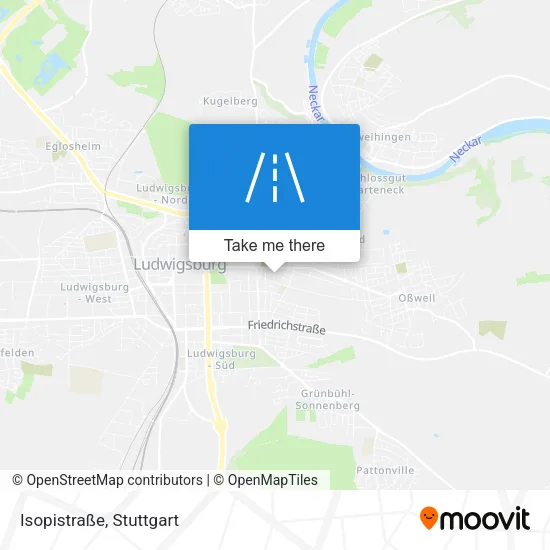 Карта Isopistraße