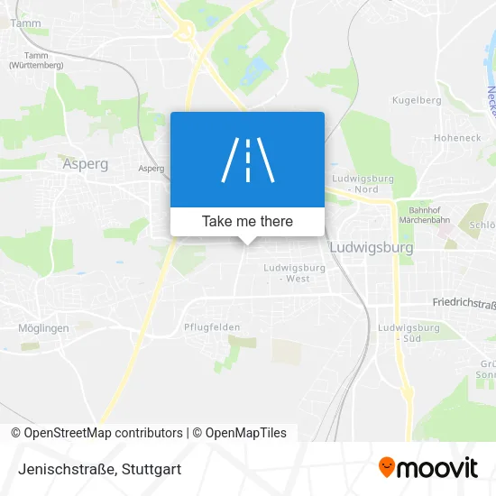 Карта Jenischstraße