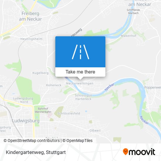 Kindergartenweg map