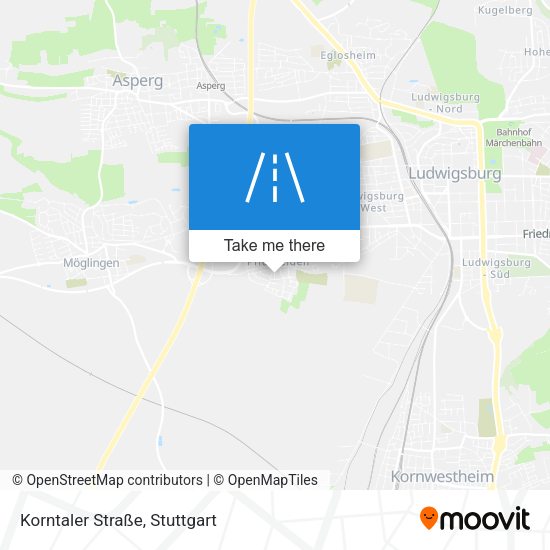Korntaler Straße map