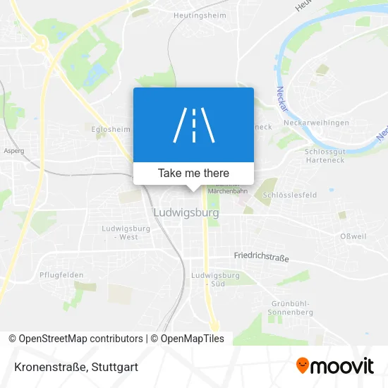 Карта Kronenstraße