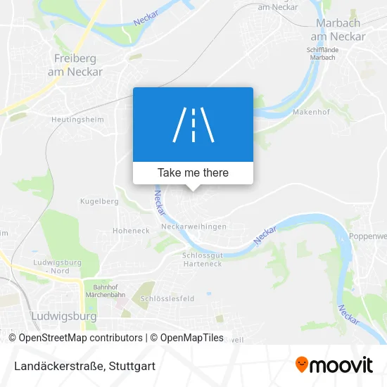Карта Landäckerstraße
