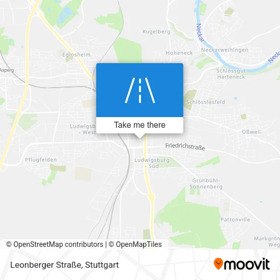 Карта Leonberger Straße