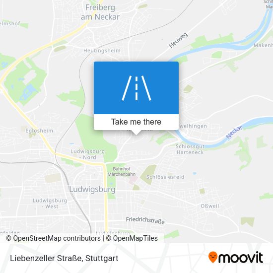 Liebenzeller Straße map