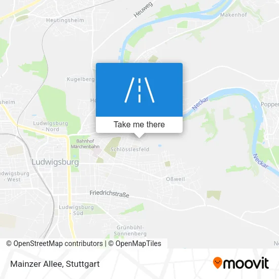 Mainzer Allee map