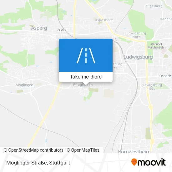 Карта Möglinger Straße
