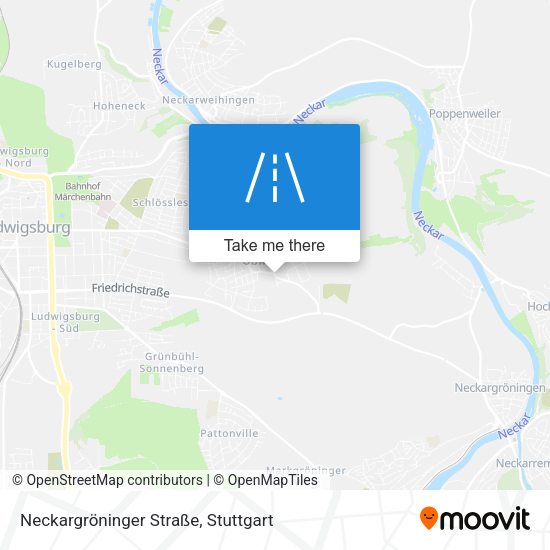 Neckargröninger Straße map