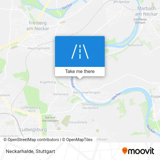 Карта Neckarhalde