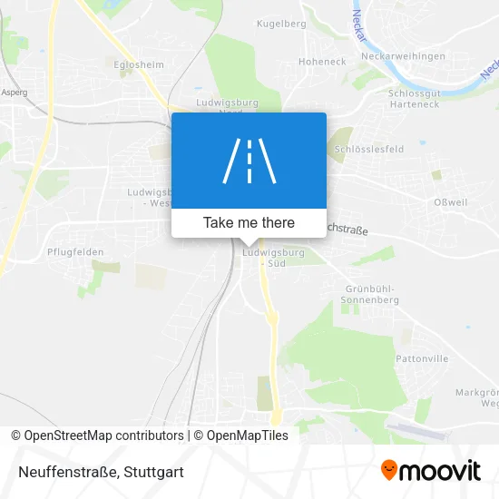 Карта Neuffenstraße